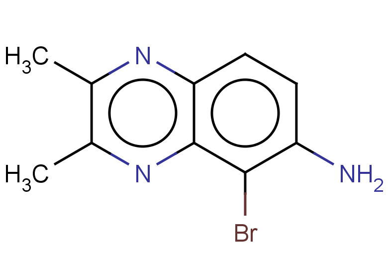 5-bromo-2,3-dimethylquinoxalin-6-amine