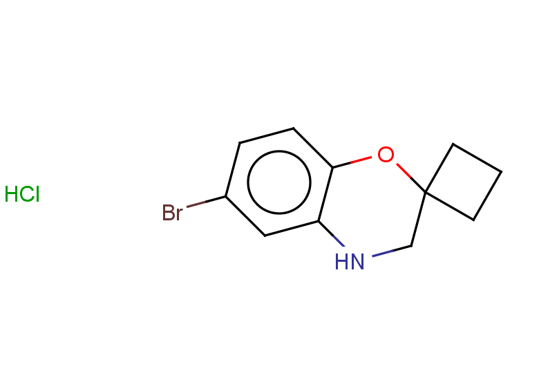 6-bromo-3,4-dihydrospiro[1,4-benzoxazine-2,1'-cyclobutane] hydrochloride