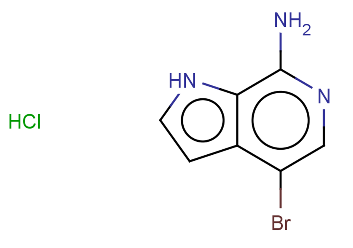 4-bromo-1H-pyrrolo[2,3-c]pyridin-7-amine hydrochloride