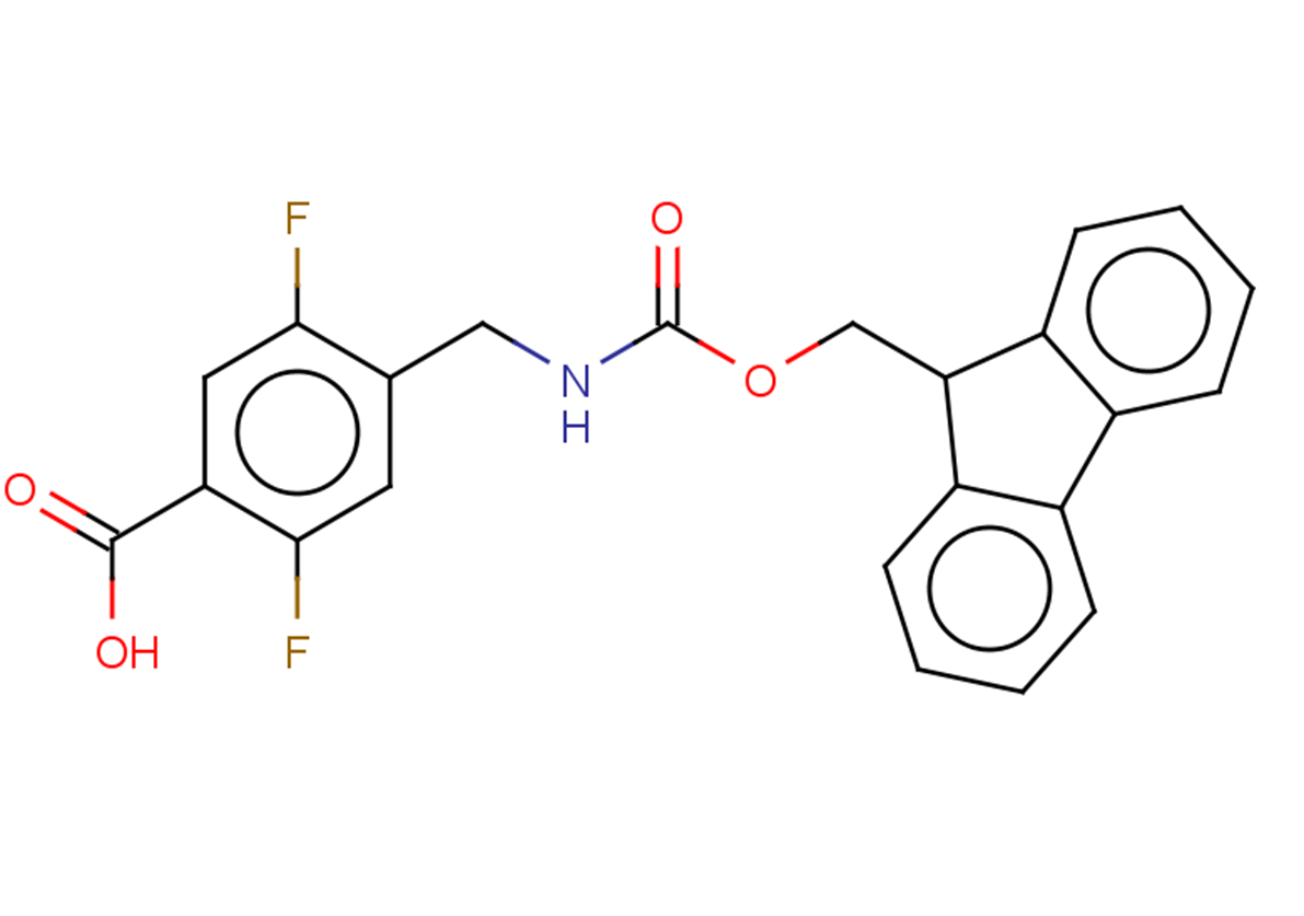 4-[({[(9H-fluoren-9-yl)methoxy]carbonyl}amino)methyl]-2,5-difluorobenzoic acid