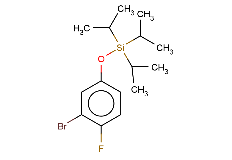 (3-bromo-4-fluorophenoxy)tris(propan-2-yl)silane
