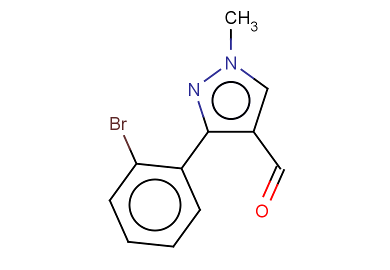 3-(2-BROMOPHENYL)-1-METHYL-1H-PYRAZOLE-4-CARBALDEHYDE