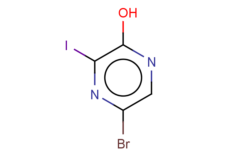 5-bromo-3-iodopyrazin-2-ol