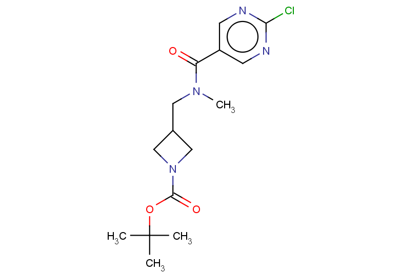 tert-butyl 3-{[1-(2-chloropyrimidin-5-yl)-N-methylformamido]methyl}azetidine-1-carboxylate