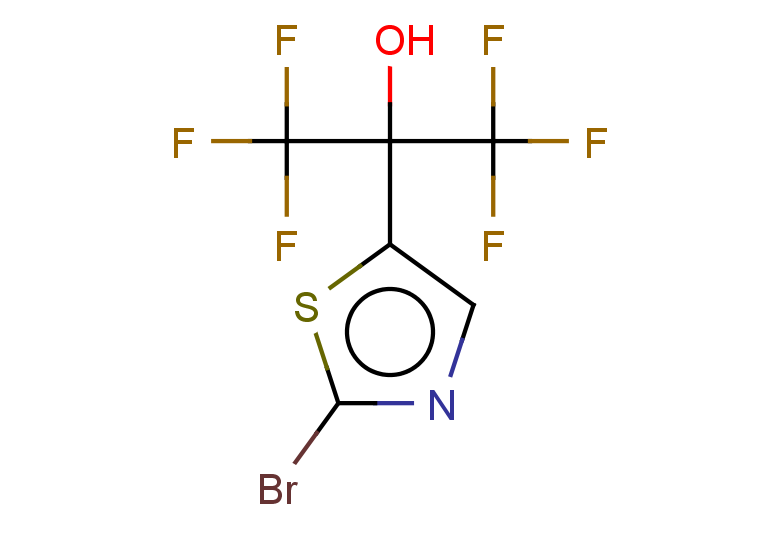 2-(2-bromo-1,3-thiazol-5-yl)-1,1,1,3,3,3-hexafluoropropan-2-ol