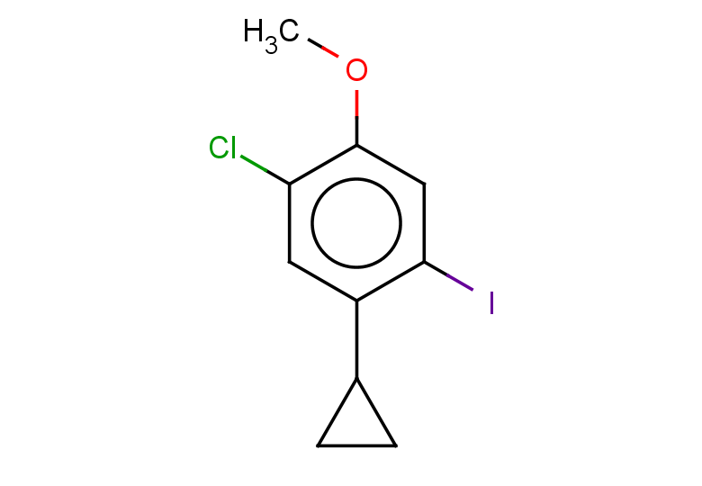 1-chloro-5-cyclopropyl-4-iodo-2-methoxybenzene