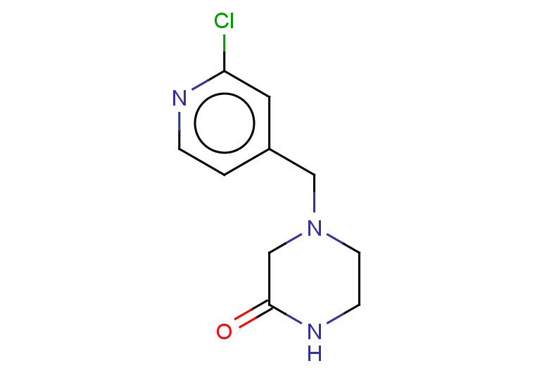 4-[(2-chloropyridin-4-yl)methyl]piperazin-2-one
