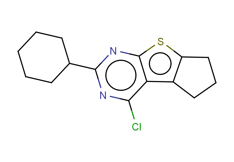 12-chloro-10-cyclohexyl-7-thia-9,11-diazatricyclo[6.4.0.0,2,6]dodeca-1(12),2(6),8,10-tetraene