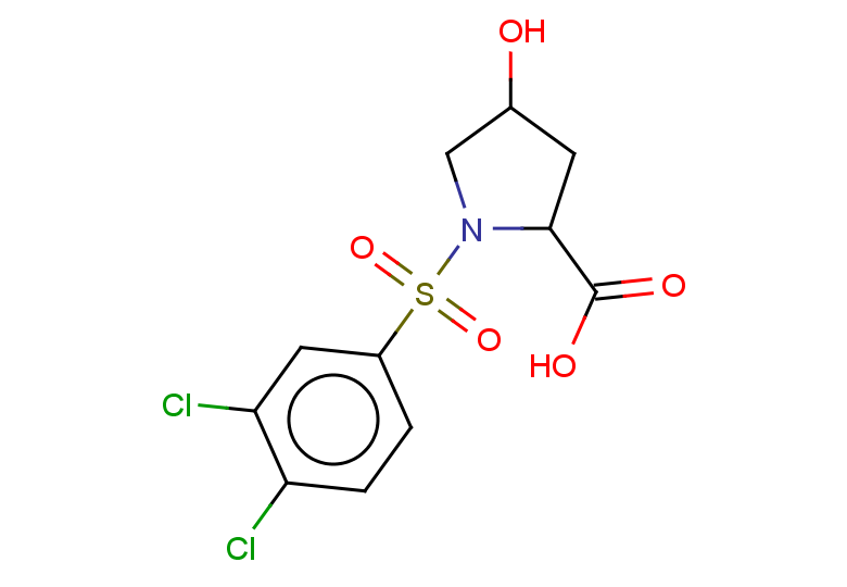 1-(3,4-dichlorobenzenesulfonyl)-4-hydroxypyrrolidine-2-carboxylic acid