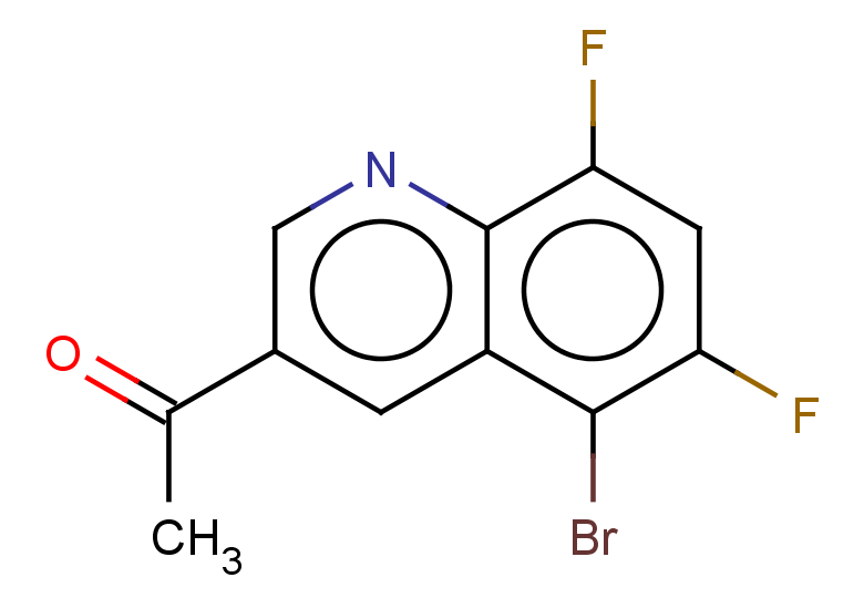 1-(5-bromo-6,8-difluoroquinolin-3-yl)ethan-1-one