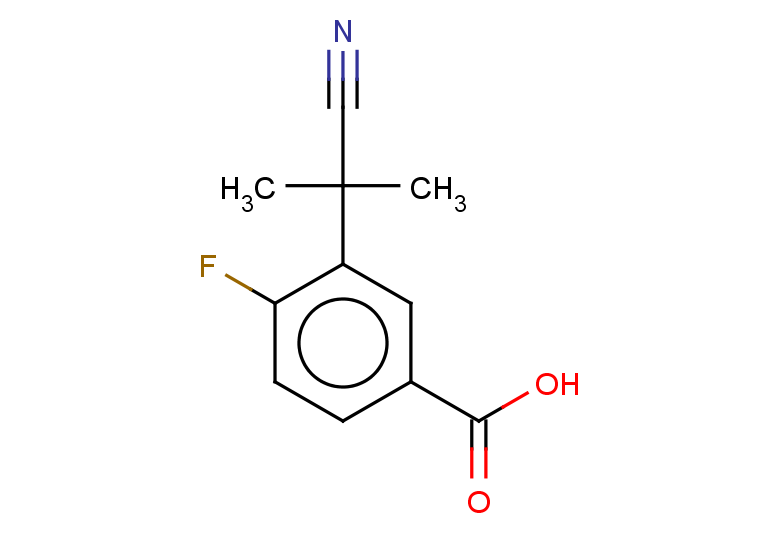3-(1-cyano-1-methylethyl)-4-fluorobenzoic acid