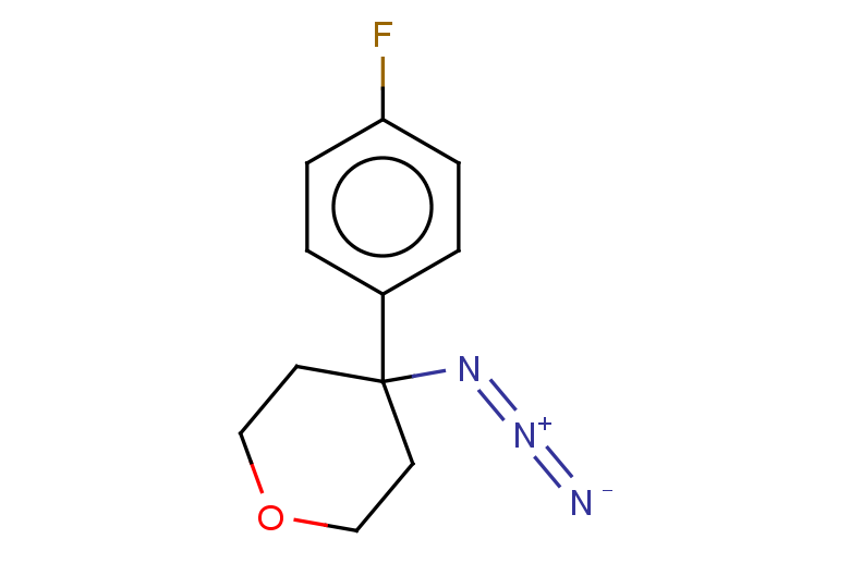 4-azido-4-(4-fluorophenyl)oxane