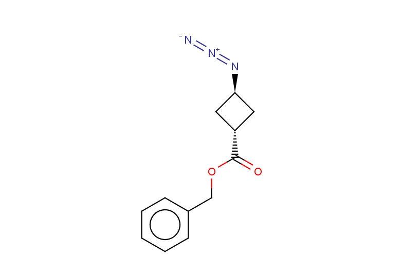 (1r,3r)-benzyl 3-azidocyclobutanecarboxylate, trans