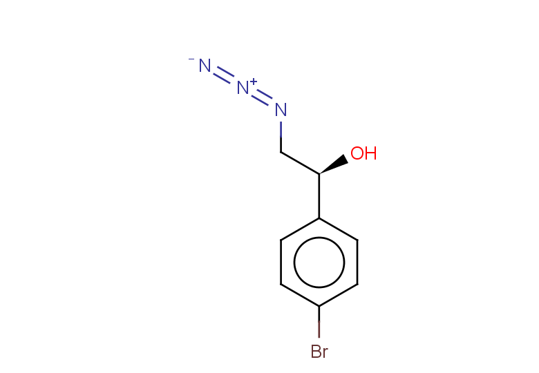 (1S)-2-azido-1-(4-bromophenyl)ethan-1-ol