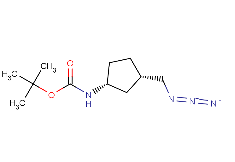 rac-tert-butyl N-[(1R,3S)-3-(azidomethyl)cyclopentyl]carbamate