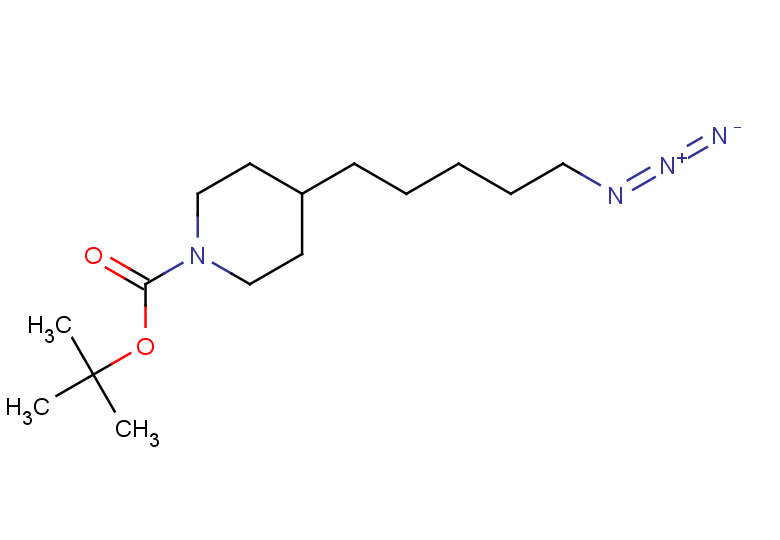 tert-butyl 4-(5-azidopentyl)piperidine-1-carboxylate