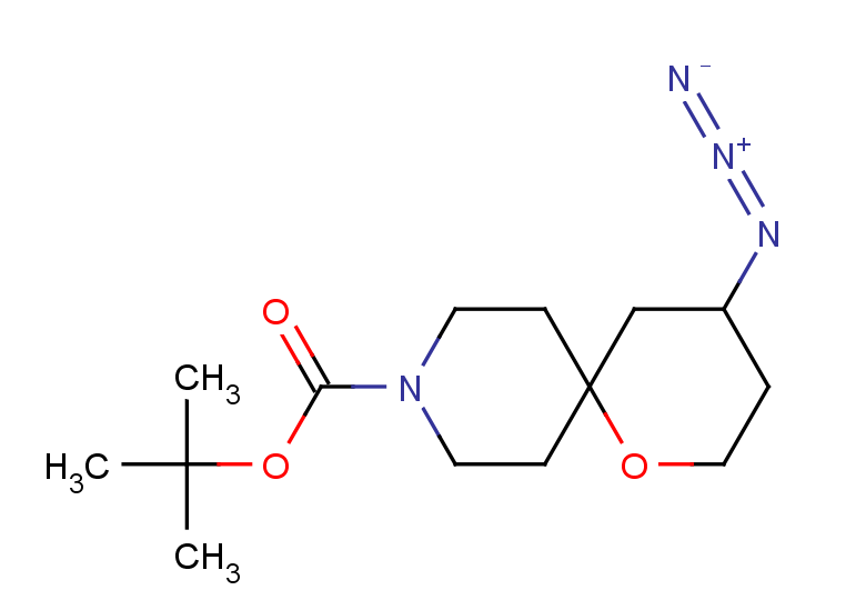 tert-butyl 4-azido-1-oxa-9-azaspiro[5.5]undecane-9-carboxylate