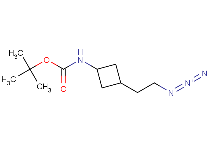 tert-butyl N-[3-(2-azidoethyl)cyclobutyl]carbamate, Mixture of diastereomers
