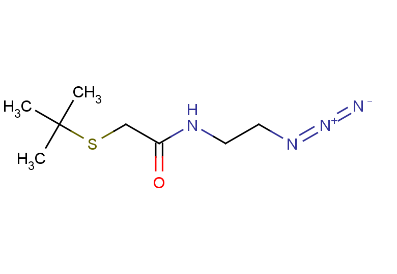 N-(2-azidoethyl)-2-(tert-butylsulfanyl)acetamide