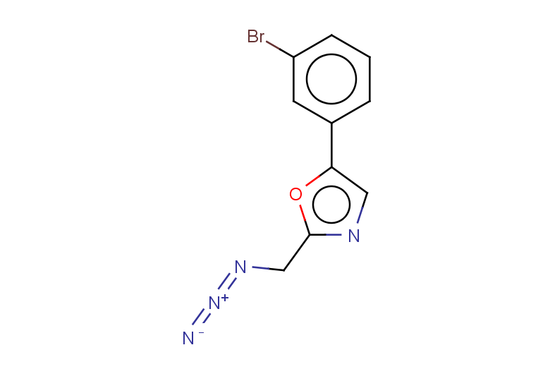 2-(azidomethyl)-5-(3-bromophenyl)-1,3-oxazole