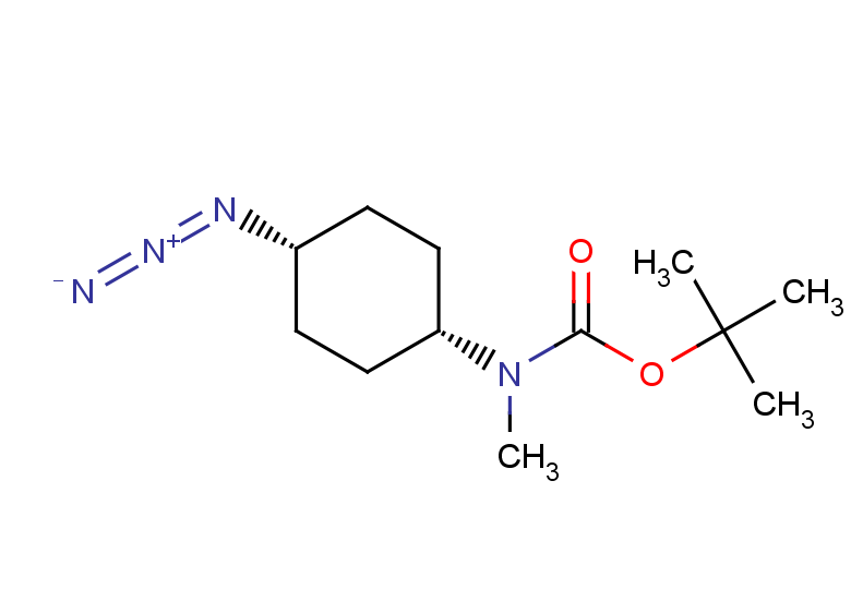 tert-butyl N-methyl-N-[(1s,4s)-4-azidocyclohexyl]carbamate, cis