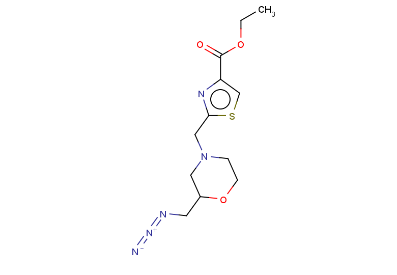 ethyl 2-{[2-(azidomethyl)morpholin-4-yl]methyl}-1,3-thiazole-4-carboxylate