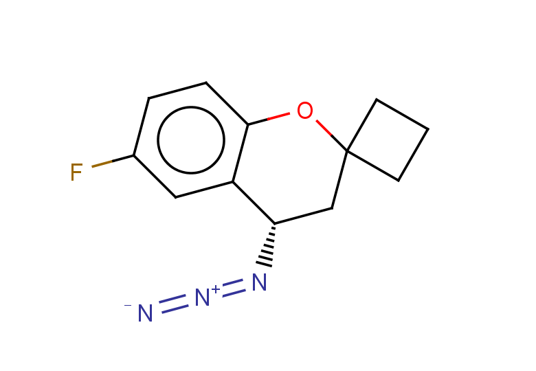 (4S)-4-azido-6-fluoro-3,4-dihydrospiro[1-benzopyran-2,1'-cyclobutane]
