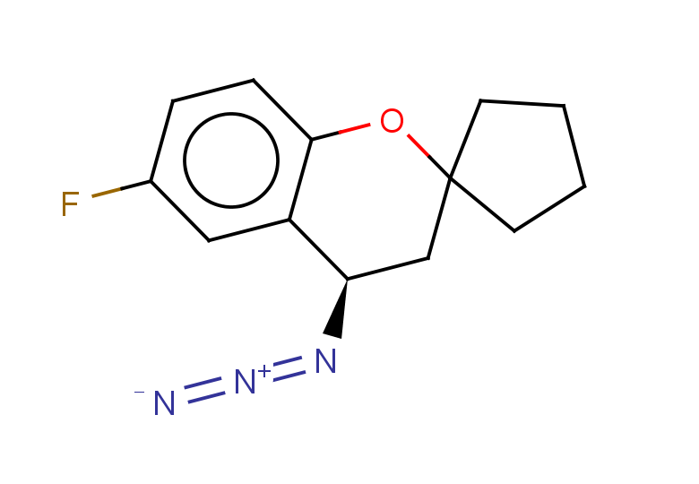 (4R)-4-azido-6-fluoro-3,4-dihydrospiro[1-benzopyran-2,1'-cyclopentane]