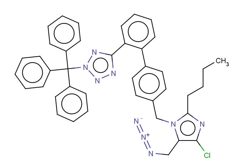 5-(4'-{[5-(azidomethyl)-2-butyl-4-chloro-1H-imidazol-1-yl]methyl}-[1,1'-biphenyl]-2-yl)-2-(triphenylmethyl)-2H-1,2,3,4-tetrazole
