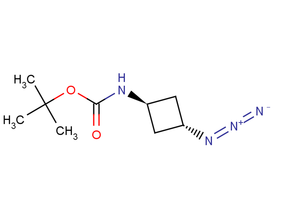 tert-butyl N-[(1r,3r)-3-azidocyclobutyl]carbamate, trans