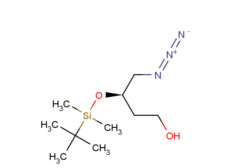 (3R)-4-azido-3-[(tert-butyldimethylsilyl)oxy]butan-1-ol
