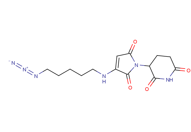3-{3-[(5-azidopentyl)amino]-2,5-dioxo-2,5-dihydro-1H-pyrrol-1-yl}piperidine-2,6-dione