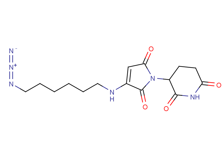 3-{3-[(6-azidohexyl)amino]-2,5-dioxo-2,5-dihydro-1H-pyrrol-1-yl}piperidine-2,6-dione