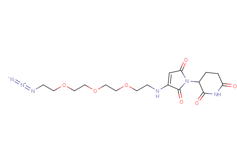 3-[3-(12-azido-4,7,10-trioxa-1-azadodecan-1-yl)-2,5-dioxo-2,5-dihydro-1H-pyrrol-1-yl]piperidine-2,6-dione