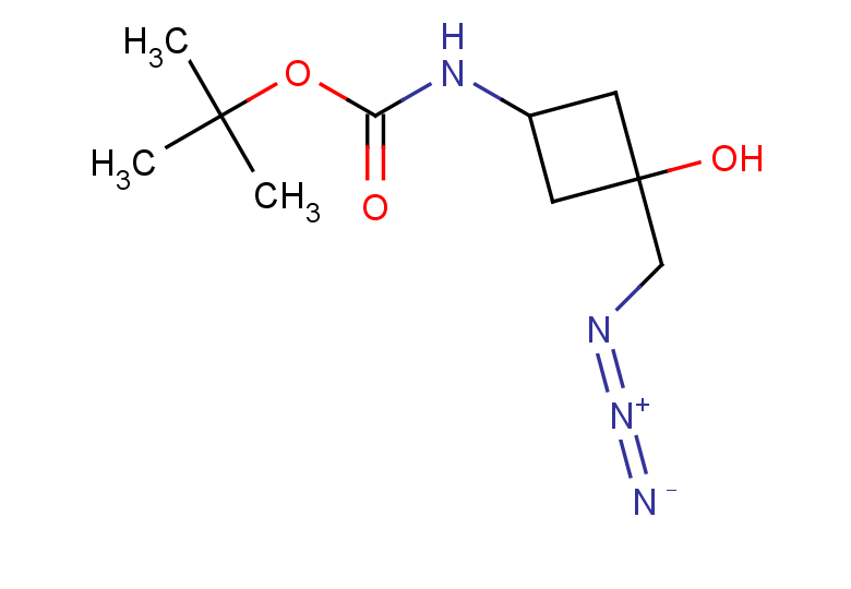 tert-butyl N-[3-(azidomethyl)-3-hydroxycyclobutyl]carbamate, Mixture of diastereomers