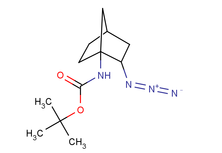 tert-butyl N-{2-azidobicyclo[2.2.1]heptan-1-yl}carbamate, Mixture of diastereomers