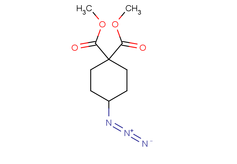 1,1-dimethyl 4-azidocyclohexane-1,1-dicarboxylate