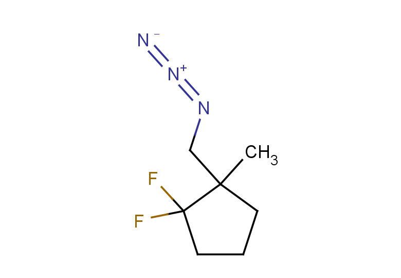 1-(azidomethyl)-2,2-difluoro-1-methylcyclopentane