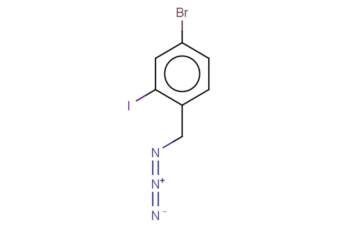 1-(azidomethyl)-4-bromo-2-iodobenzene