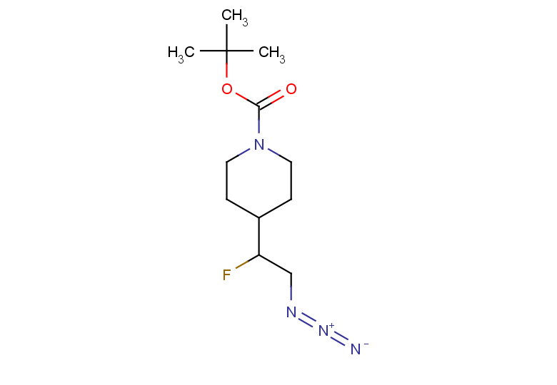 tert-butyl 4-(2-azido-1-fluoroethyl)piperidine-1-carboxylate