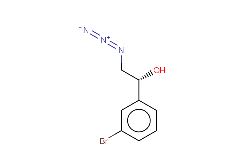 (1R)-2-azido-1-(3-bromophenyl)ethan-1-ol