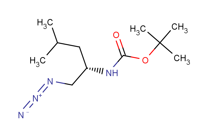 tert-butyl N-[(2S)-1-azido-4-methylpentan-2-yl]carbamate