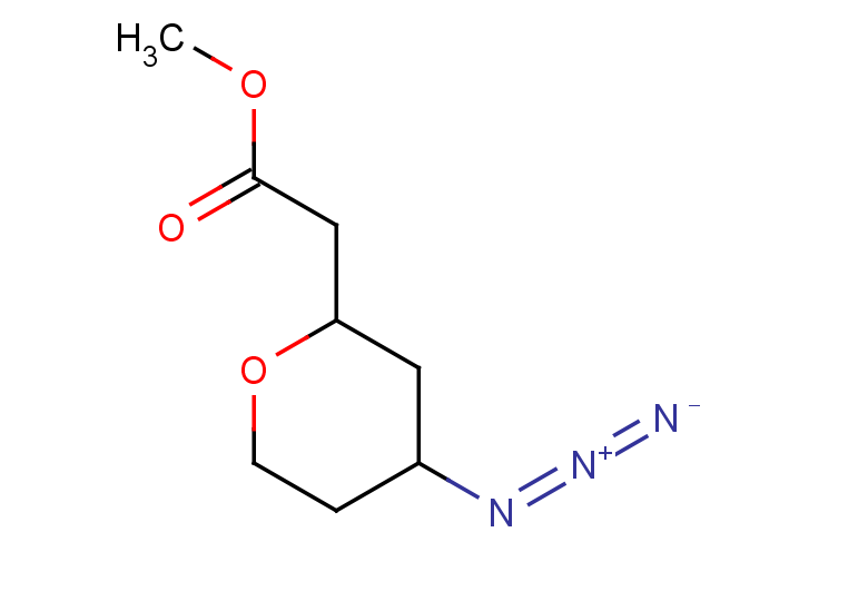 methyl 2-(4-azidooxan-2-yl)acetate