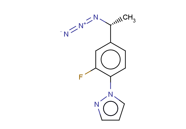 1-{4-[(1R)-1-azidoethyl]-2-fluorophenyl}-1H-pyrazole