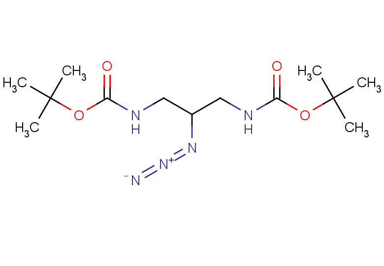 tert-butyl N-(2-azido-3-{[(tert-butoxy)carbonyl]amino}propyl)carbamate
