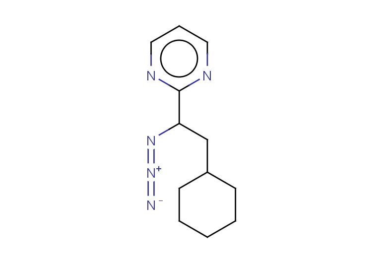 2-(1-azido-2-cyclohexylethyl)pyrimidine