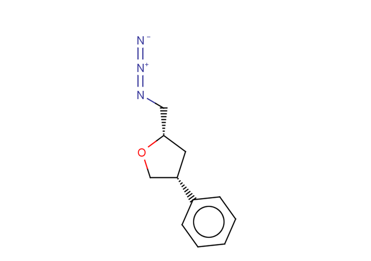 rac-(2R,4S)-2-(azidomethyl)-4-phenyloxolane, cis