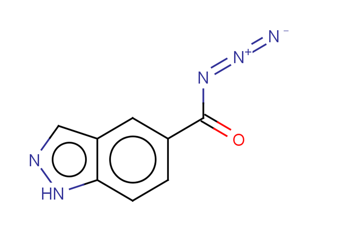 1H-indazole-5-carbonyl azide