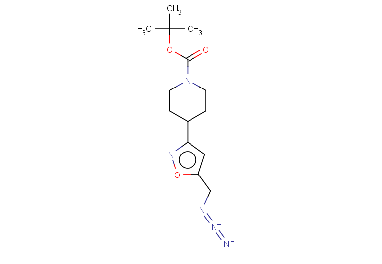 tert-butyl 4-[5-(azidomethyl)-1,2-oxazol-3-yl]piperidine-1-carboxylate