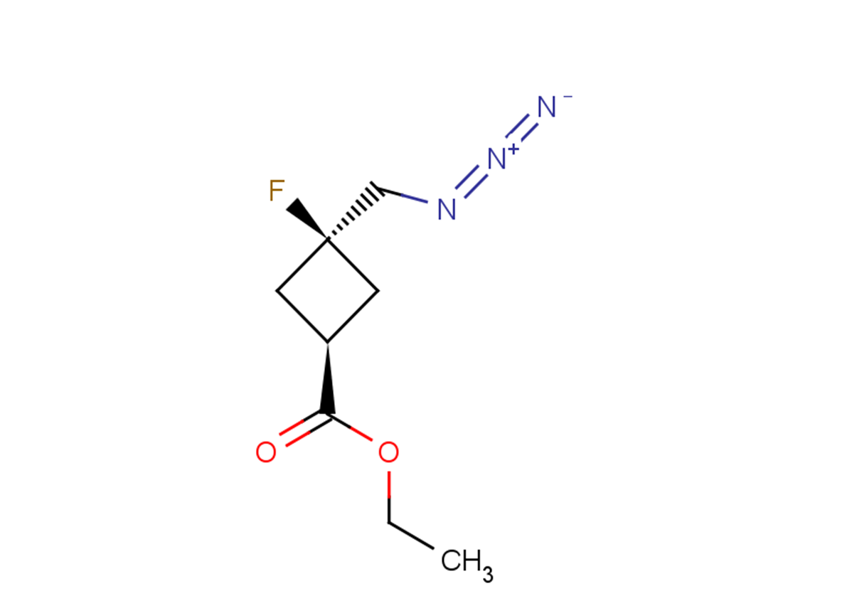 ethyl (1s,3s)-3-(azidomethyl)-3-fluorocyclobutane-1-carboxylate